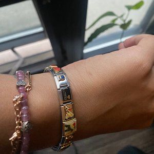 Y2K Italian Charm Bracelet